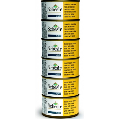 Schesir Cat Adult tuňák/surimi 6 x 85 g