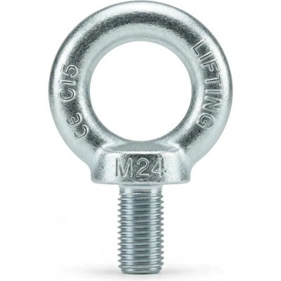 Závěsný šroub s okem M30x3 mm, DIN 580 (jemný závit), zinkochromát