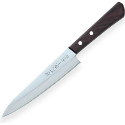 Univerzální nůž KANETSUGU MIYABI ISSHIN 15 cm, hnědá, Dellinger