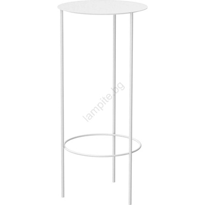 Luminex Стойка за цветя 70х32 см бял (lu8080)