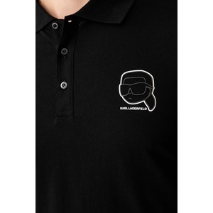 Karl Lagerfeld тениска с яка мъжка от памук (563224.745025)