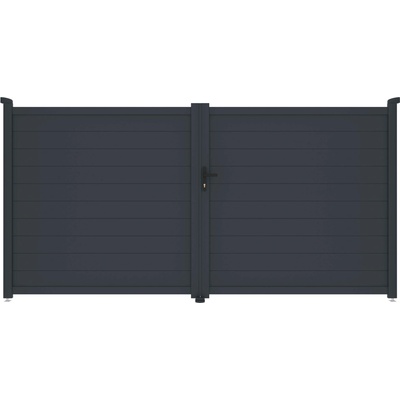 G21 Orlando 350x173 cm dvoukřídlá, antracitová – Zbozi.Blesk.cz