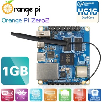 Orange pi Zero 2 1GB H616