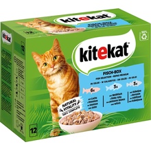 Kitekat rybí box v želé 48 x 85 g