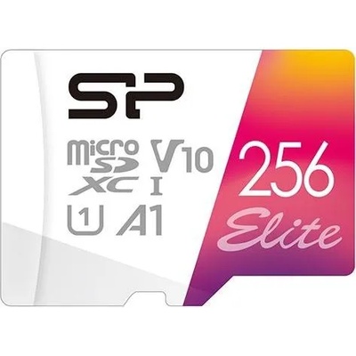 Silicon Power microSDXC Elite 256GB C10/UHS-I/U1/V10/A1 SP256GBSTXBV1V20SP
