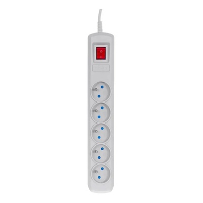 Activejet сив разклонител с кабел ACJ COMBO 5G/1, 5M/BEZP. AUT/S (ACP-5GN 1,5M SZ)