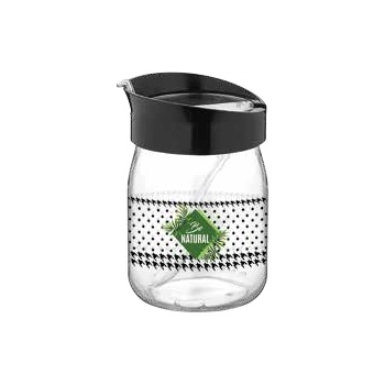 Horecano M-162014-Буркан с лъжичка и декор 425ml "Be Natural (0154387)