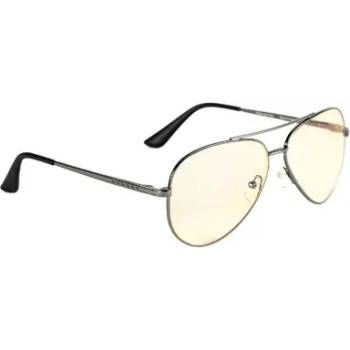 GUNNAR Компютърни очила GUNNAR Maverick Gunmetal, Сребрист (MAV-05001)