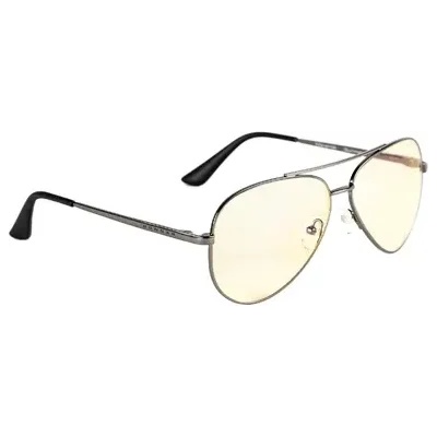 GUNNAR Компютърни очила GUNNAR Maverick Gunmetal, Сребрист (MAV-05001)
