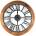 Platinet Birmingham Wall Clock - дизайнерски стенен часовник (кафяв)