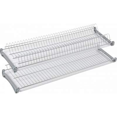 Odtoková deska 900 mm, dvouúrovňová deska 18 mm, horní montáž x4, bez alu tyčí, balení 1 ks