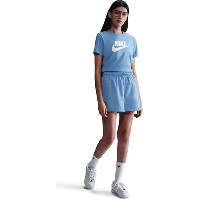 Nike Dámske tričko NSW TEE ESSNTL ICN FTRA svetlomodrá biela