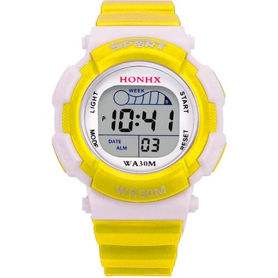HONHX Детски часовник HONHX Sport, Дигитален, Жълт (HONHX-59901-YELLOW)