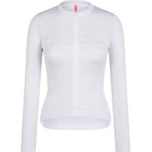 Rapha Brevet Long Sleeve Merino Jersey III white/silver dámský