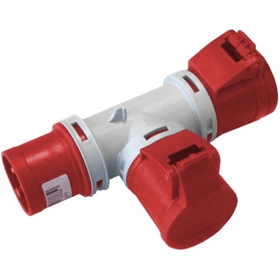 ELMARK Ec690 АДАПТОР 1 ЩЕПСЕЛ/2 КОНТАКТА 3p+e 16А ip44 (ec690722)