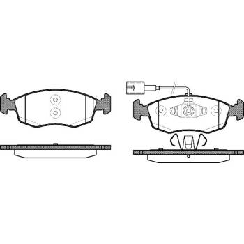 Sada brzdových platničiek kotúčovej brzdy REMSA 0172.52