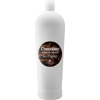 Kallos Cosmetics Chocolate regenerační kondicionér pro suché a poškozené vlasy 1000 ml