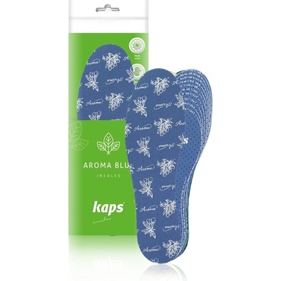 KAPS Aromatizované vložky do topánok proti zápachu strihacie Aroma Blue