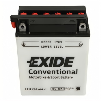 Image 1 of Exide Conventional 12Ah 115A left+ 12N12A-4A-1