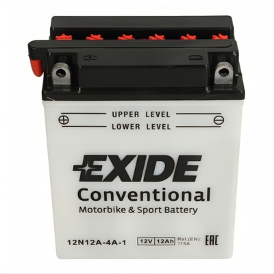 Exide Conventional 12Ah 115A left+ 12N12A-4A-1