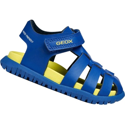 Geox B SANDAL FUSBETTO BOY Modrá,Béžová