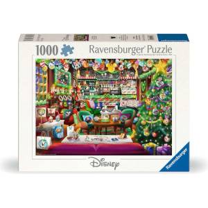 Ravensburger Пъзел Ravensburger от 1000 части - Коледното кафене на Дисни (12001799)