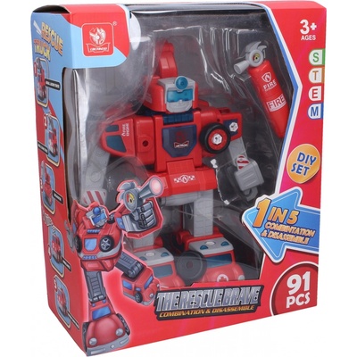 Wiky Vehicles Autorobot šroubovací s efekty The Rescue Brave 32 cm