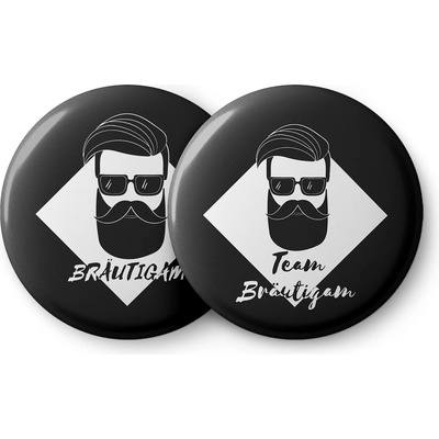 Spielehelden Odznaky Vintage stylu pro rozlučku se svobodou 12 odznaků 5, 6 cm extra velký dárek pro rozlučku se svobodou (AMZBUTA023) (AMZBUTA023)