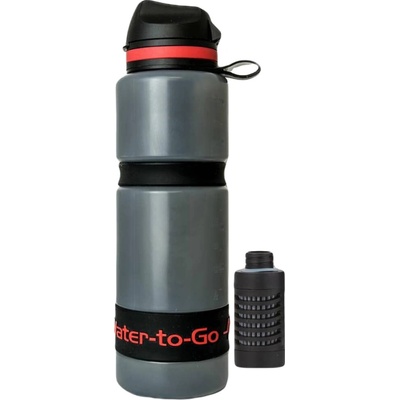Water-To-Go Eco Active 0,75 l šedá / červená – Zbozi.Blesk.cz