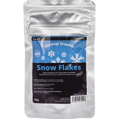 GlasGarten Shrimp Snacks Snow flakes 30 g