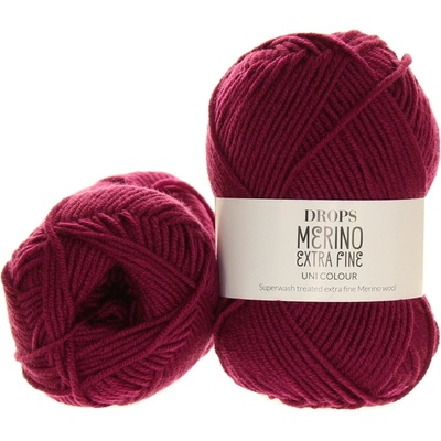 Drops Merino Extra Fine 35 tmavý vřes