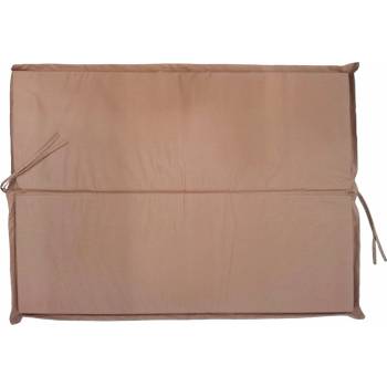 Image 1 of Ned bed linen ВЪЗГЛАВНИЦА ЗА ЛЮЛКА 45+45х130х4см ЦИП И ВРЪЗКИ КЪМ СЕДАЛИЩНАТА ЧАСТ panama 100% cotton 414 (panama 100% cotton 414)