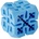 Gimborn GimDog Crazy Cube - интерактивни гумени кубчета за кучета. Синьо