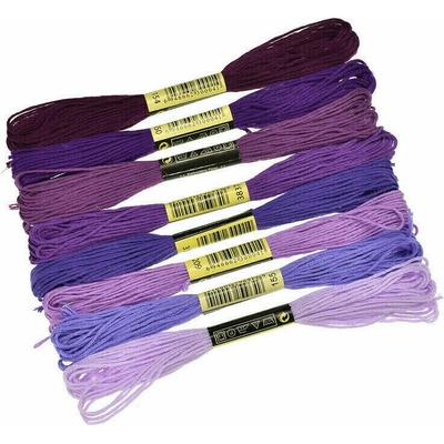 Alma TH013-C1 Violet 8 m Прежда за бродиране (TH013-C1)