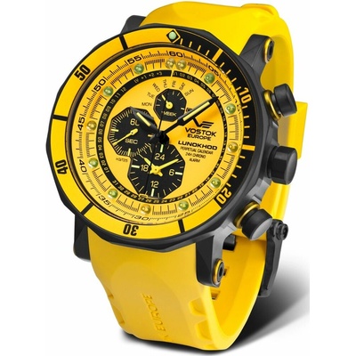 Vostok Europe YM86/620C504 žltý gumový remienok