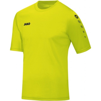Jako Team dres krátký rukáv světle žlutá