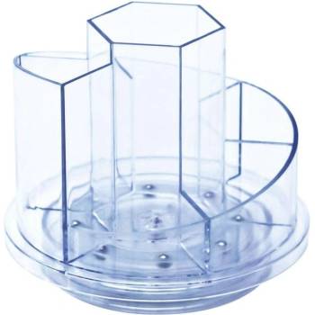 Kejea Органайзер за бюро, въртящ се, пластмасов, прозрачен (1060180039)