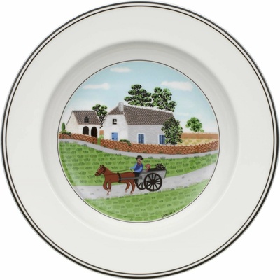 Villeroy & Boch 10-2337-2702 Hluboký talíř Design Naif Farmer 21 cm