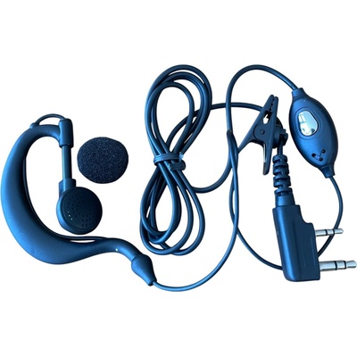 Foxgood Хендсфрии слушалка за радиостанция baofeng bf-888s, uv-5r, uv-5re, uv-6r (3171)