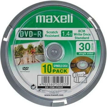 Maxell Mini DVD-R 1.4Gb 4X 10 бр.