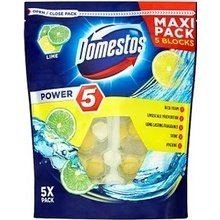 Domestos Power 5 tuhý WC blok Lime 5 x 55 g