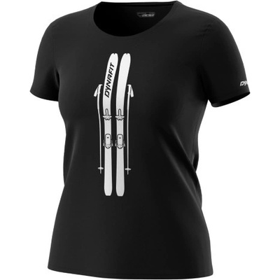 Dynafit Dámske tričko GRAPHIC COTTON T SHIRT čierna