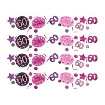 Image 1 of Amscan Блестящи розови конфети 60