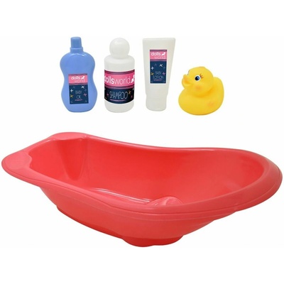 Dolls World Kúpací set pre bábiky 46 cm s vaničkou a doplnkami