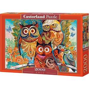 Castorland Пъзел Castorland от 2000 части - Бухали (C-200535-2)