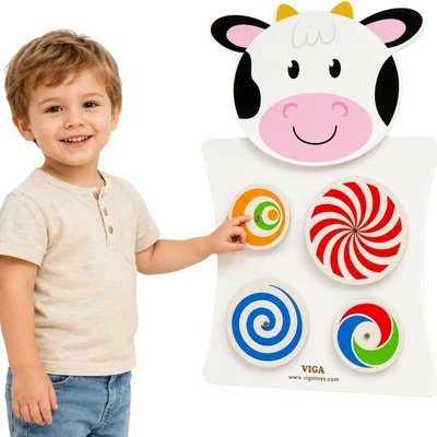 Viga Toys nástěnná hra vzory Fudge