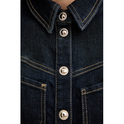 Morgan разкроена рокля деним (REXAS)