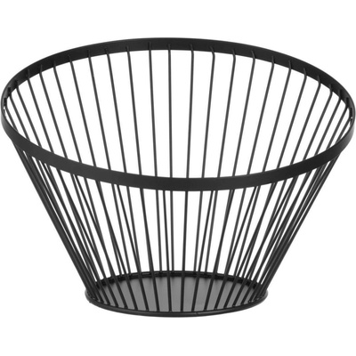 Košík na ovoce kulatý šikmý černý, HENDI, ø300x(H)250mm