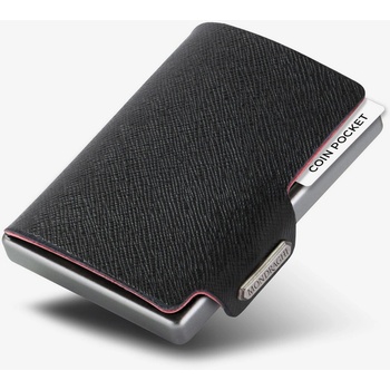 Mondraghi Черен кожен портфейл Mondraghi Saffiano Plus Mondraghi | Cheren | МЪЖЕ | ЕДИН РАЗМЕР