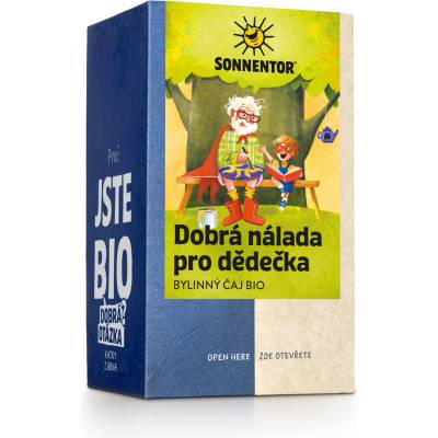 Sonnentor Dobrá nálada pro dědečka bio (nový design) 27 g porc. dvoukomorový balení 6 ks